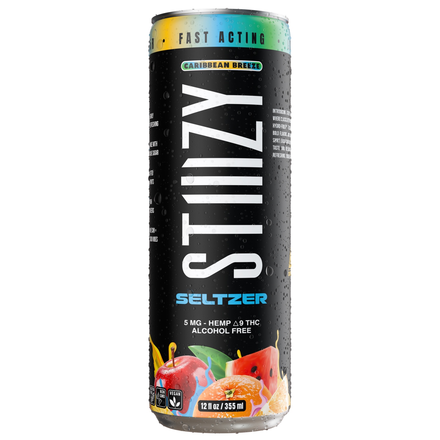 Caribbean Breeze seltzer can