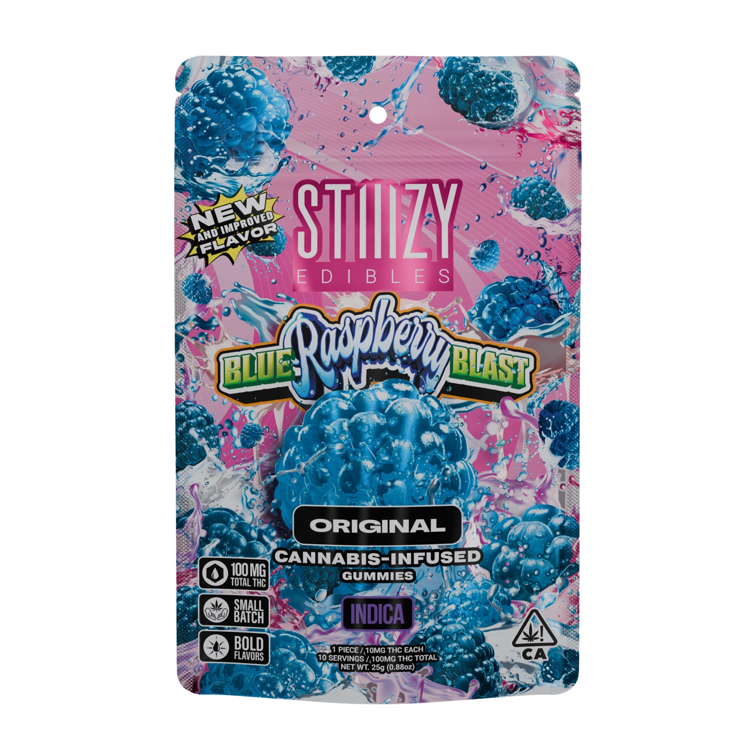 Blue Raspberry Blast edibles
