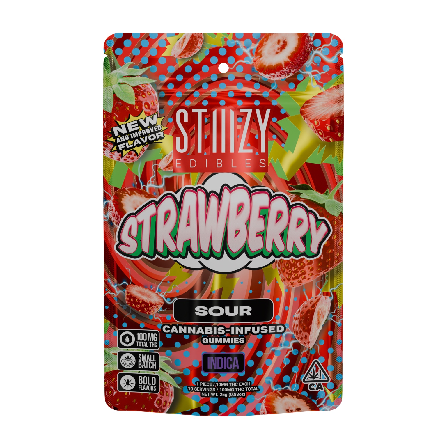 Strawberry sour edibles