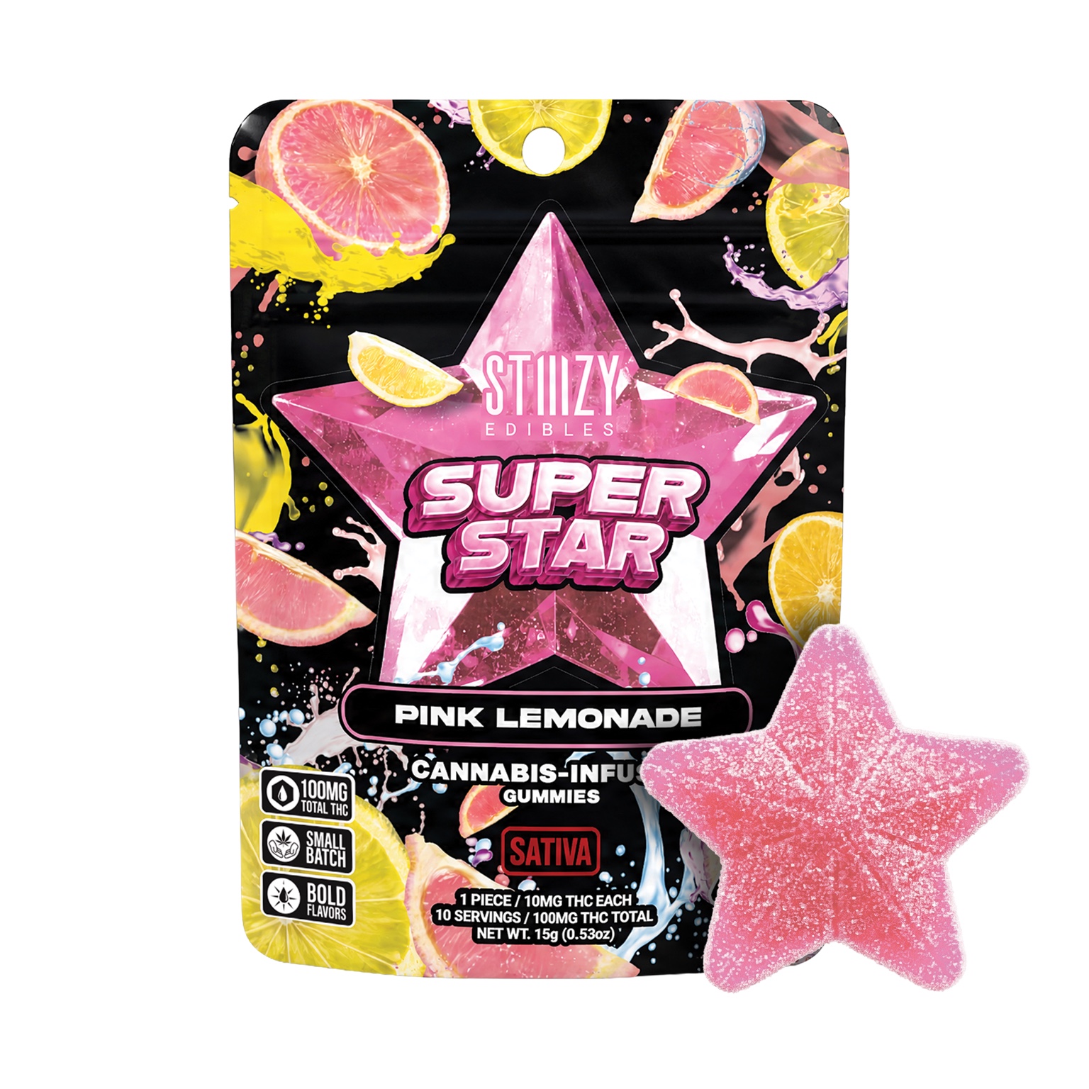 Pink Lemonade Super Star edible